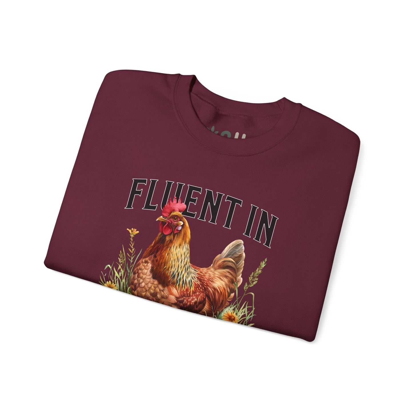 "Fluent in Fowl Language" Crewneck Sweatshirt