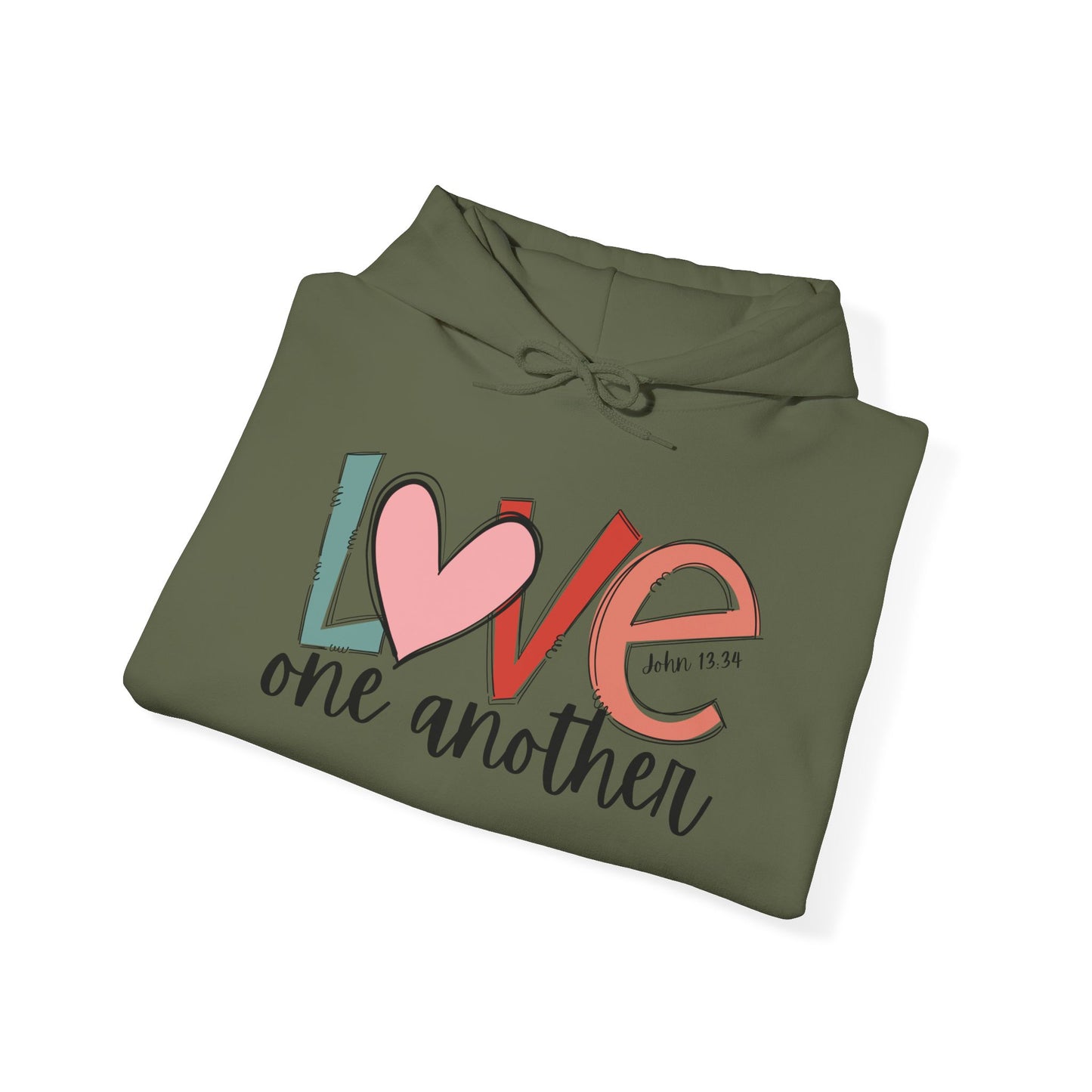 "Love One Another" Hooded Sweatshirt
