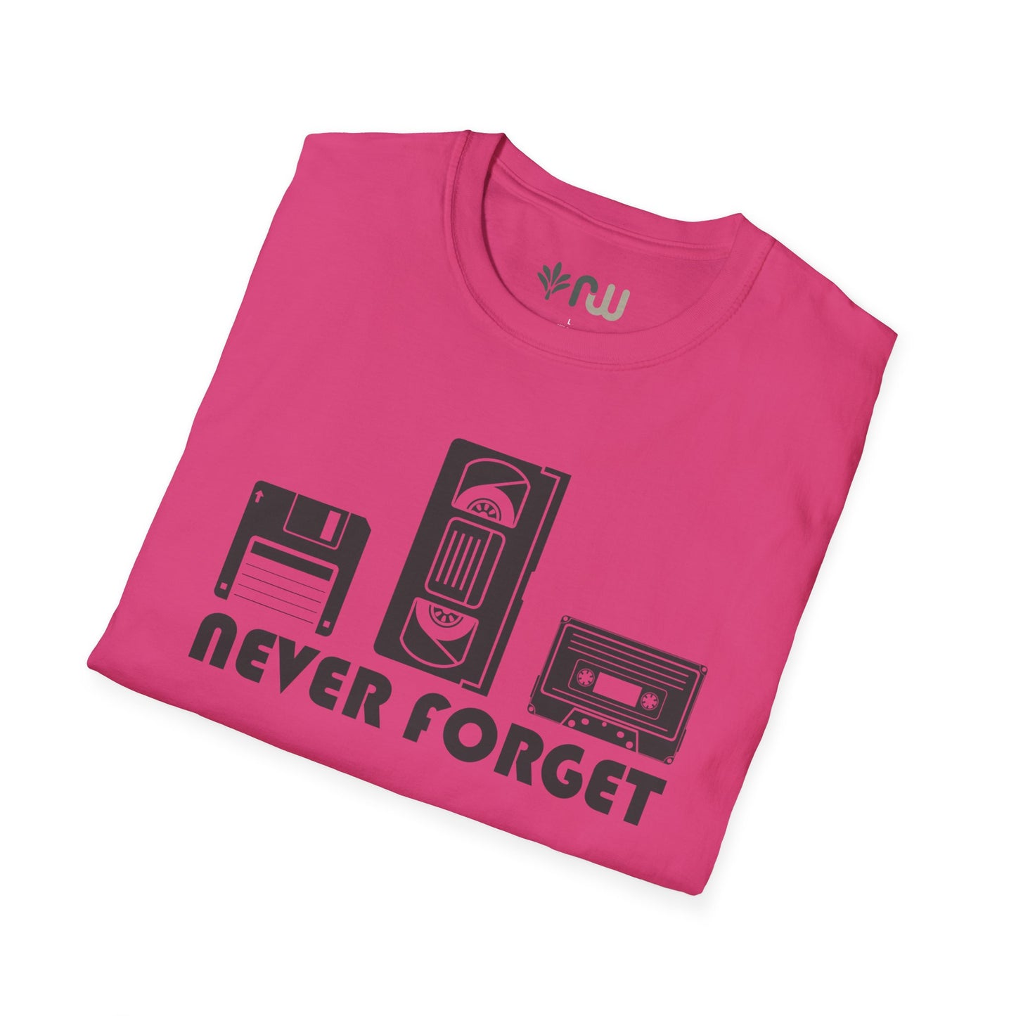 "Never Forget" Retro Tech Softstyle T-Shirt