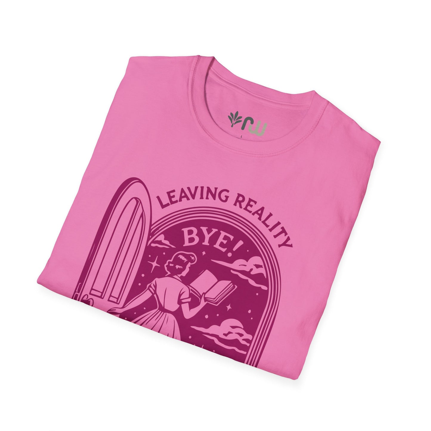 "Leaving Reality, Entering Fiction" Softstyle T-Shirt