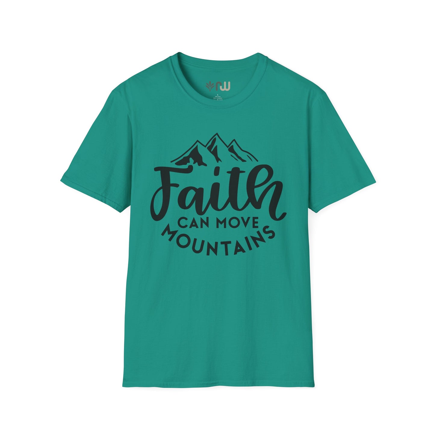"Faith Can Move Mountains" Softstyle T-Shirt
