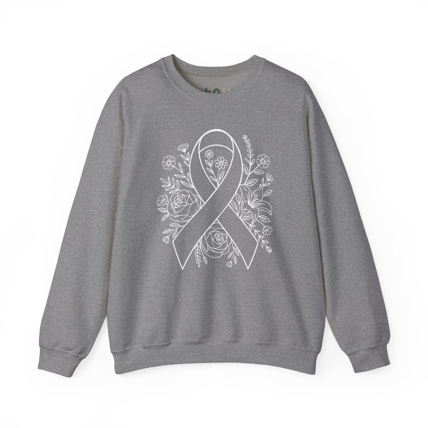 "Awareness Ribbon" - Crewneck Sweatshirt
