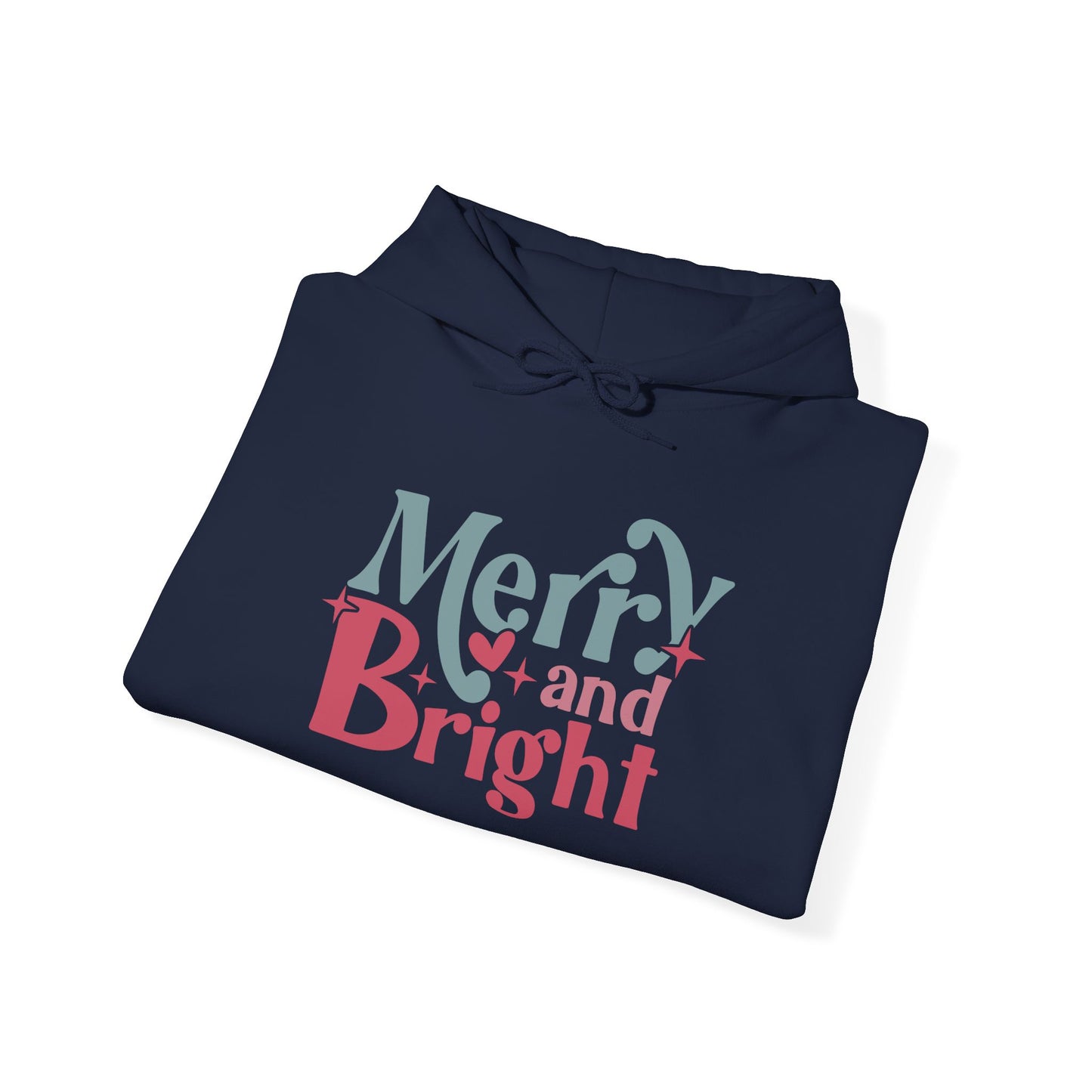 "Merry & Bright?" Hooded Sweatshirt