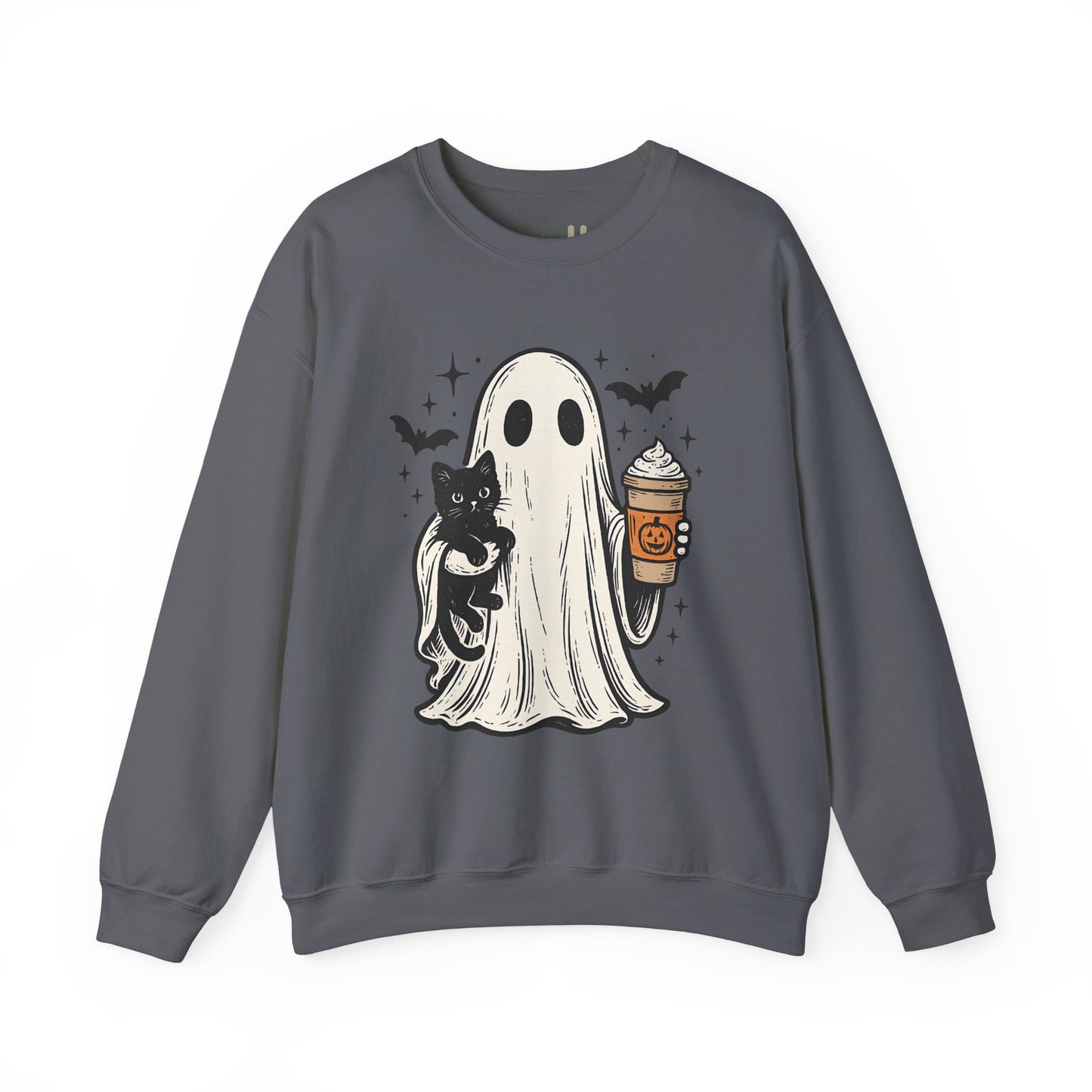 "Ghost and Cat" - Crewneck Sweatshirt