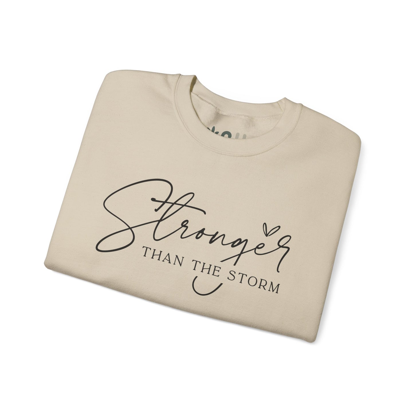 "Stronger than the Storm" Crewneck Sweatshirt