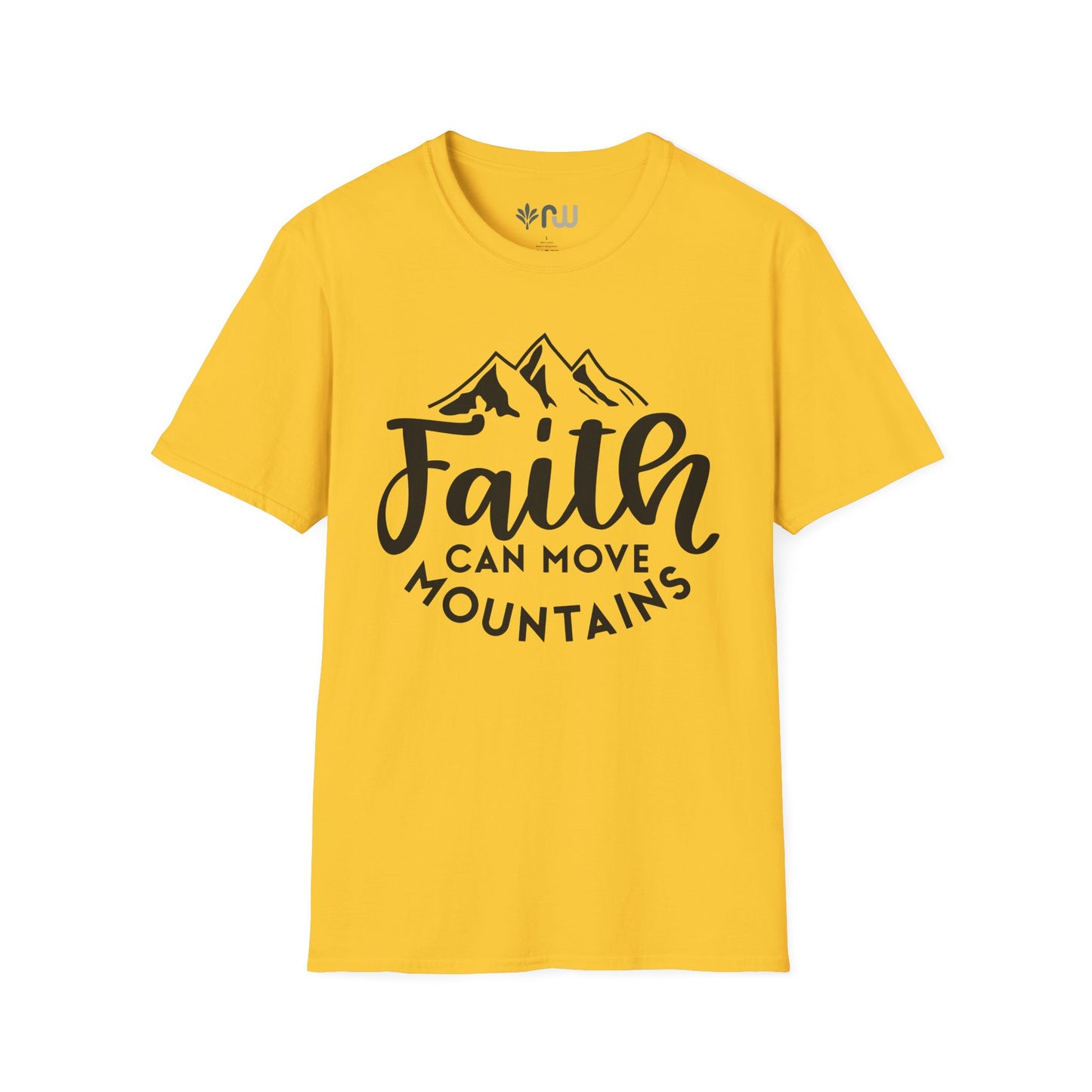 "Faith Can Move Mountains" Softstyle T-Shirt