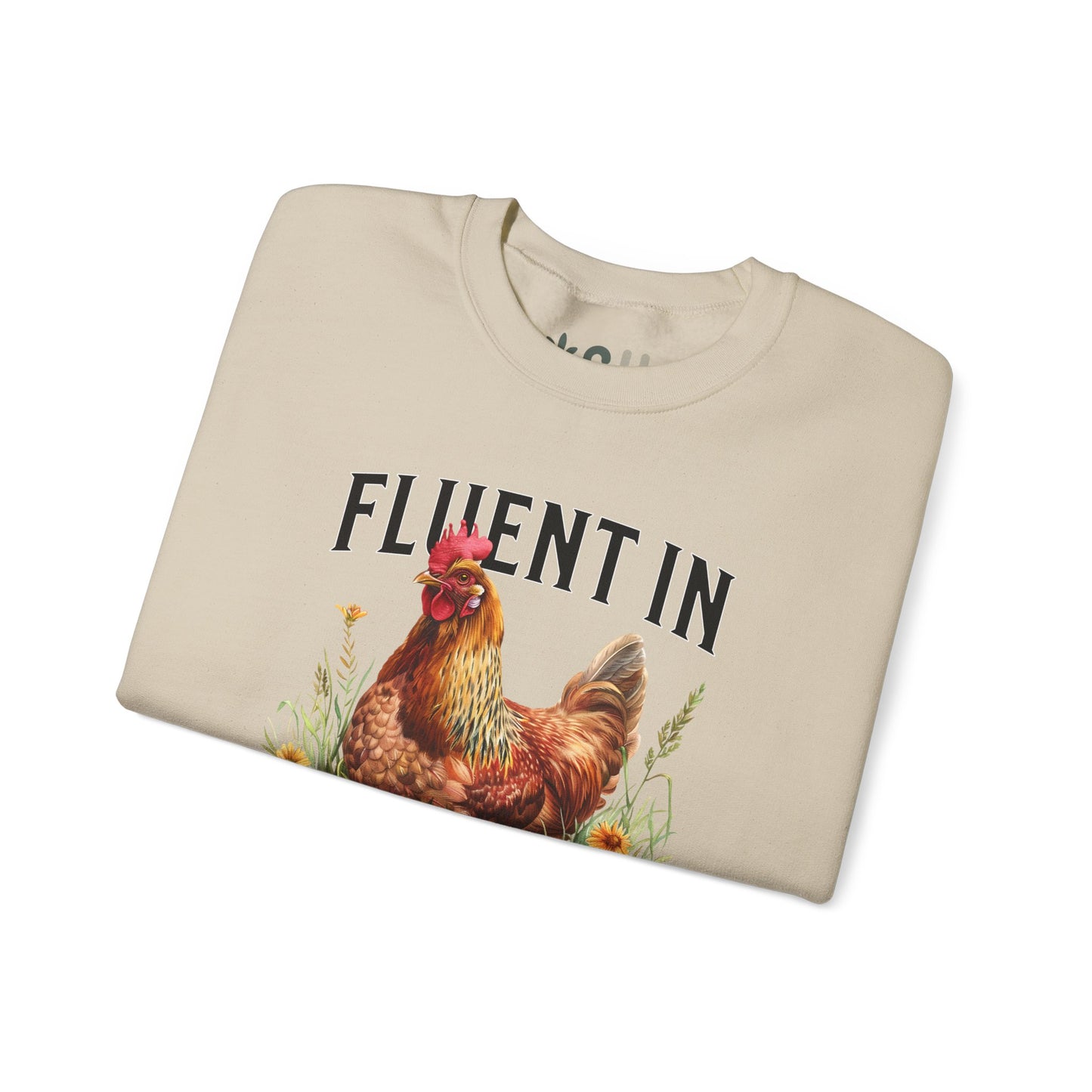 "Fluent in Fowl Language" Crewneck Sweatshirt