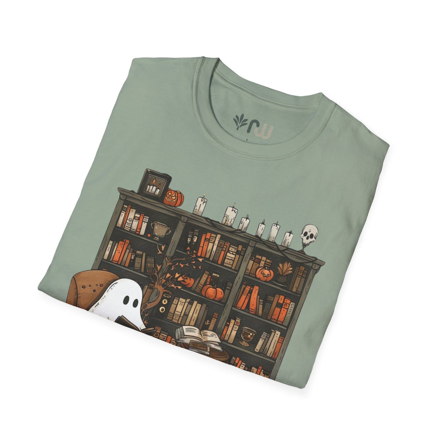 "Reading Ghost" - Softstyle T-Shirt