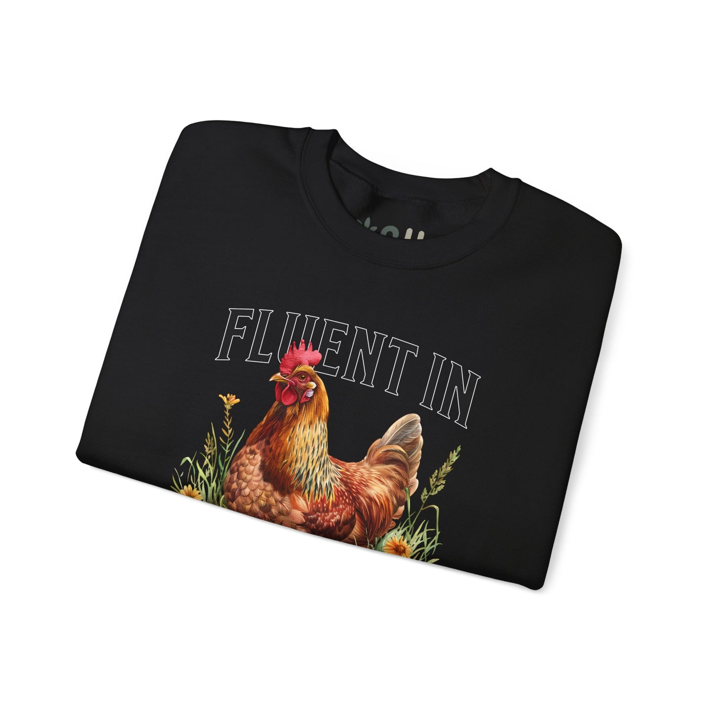 "Fluent in Fowl Language" Crewneck Sweatshirt