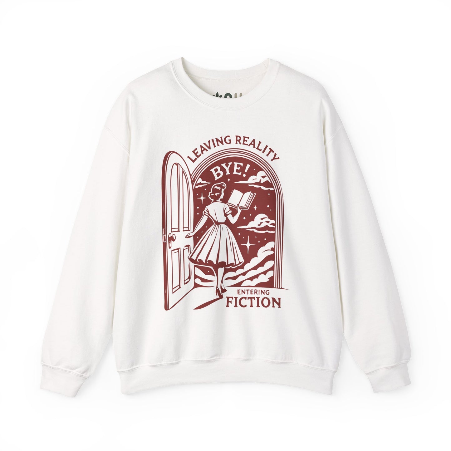 "Leaving Reality, Entering Fiction" Crewneck Sweatshirt