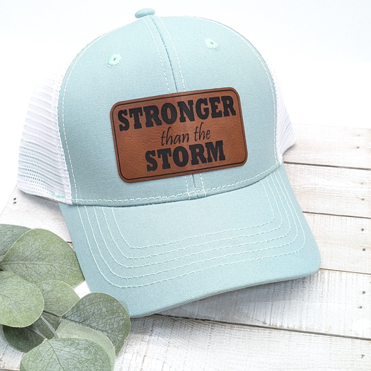Ponytail Hat - Stronger than the Storm