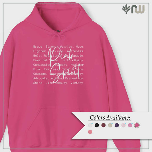 "Pink Spirit" Hooded Sweatshirt