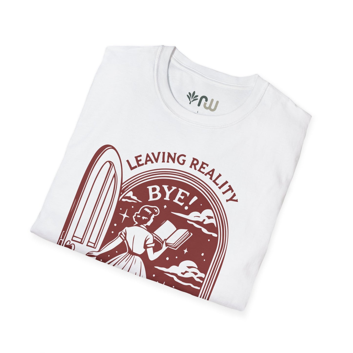 "Leaving Reality, Entering Fiction" Softstyle T-Shirt