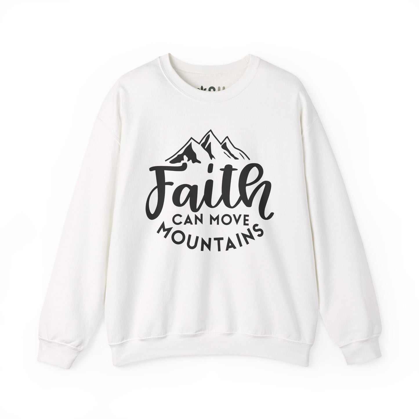 "Faith Can Move Mountains" Crewneck Sweatshirt