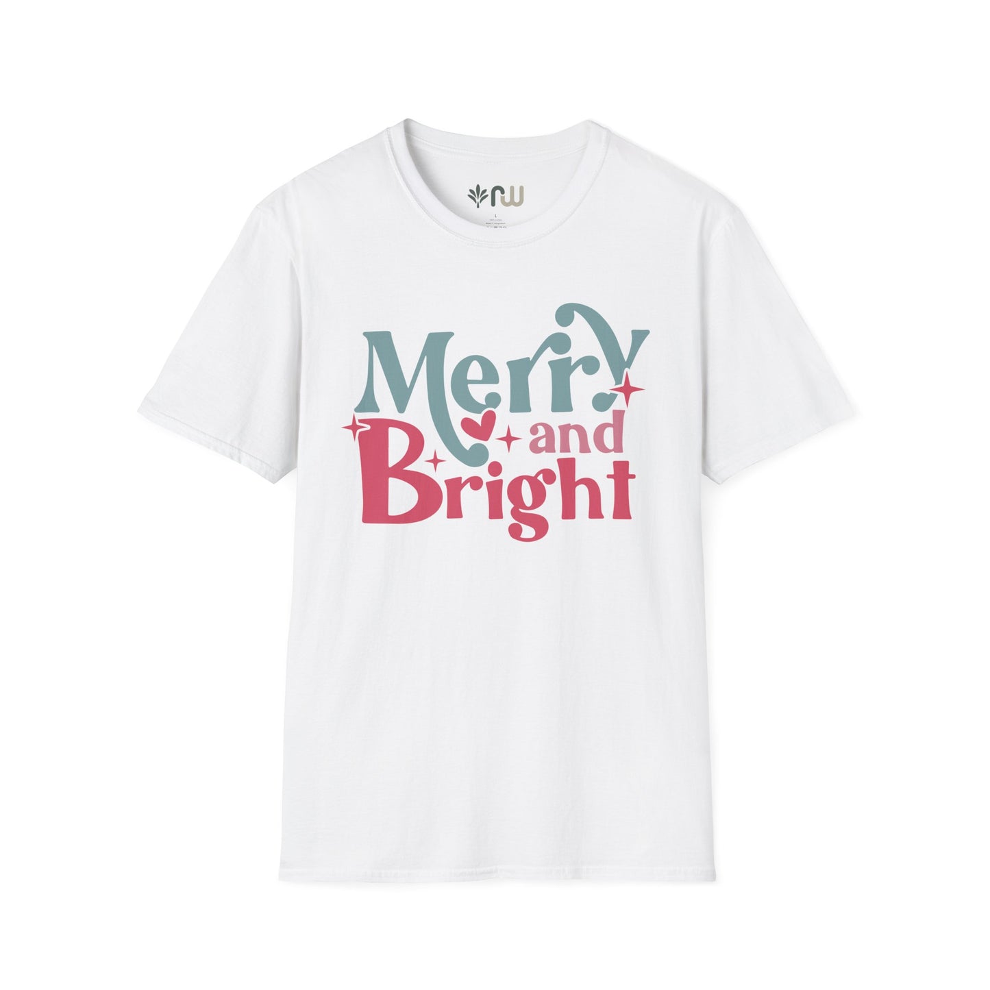 "Merry & Bright" - Softstyle T-Shirt