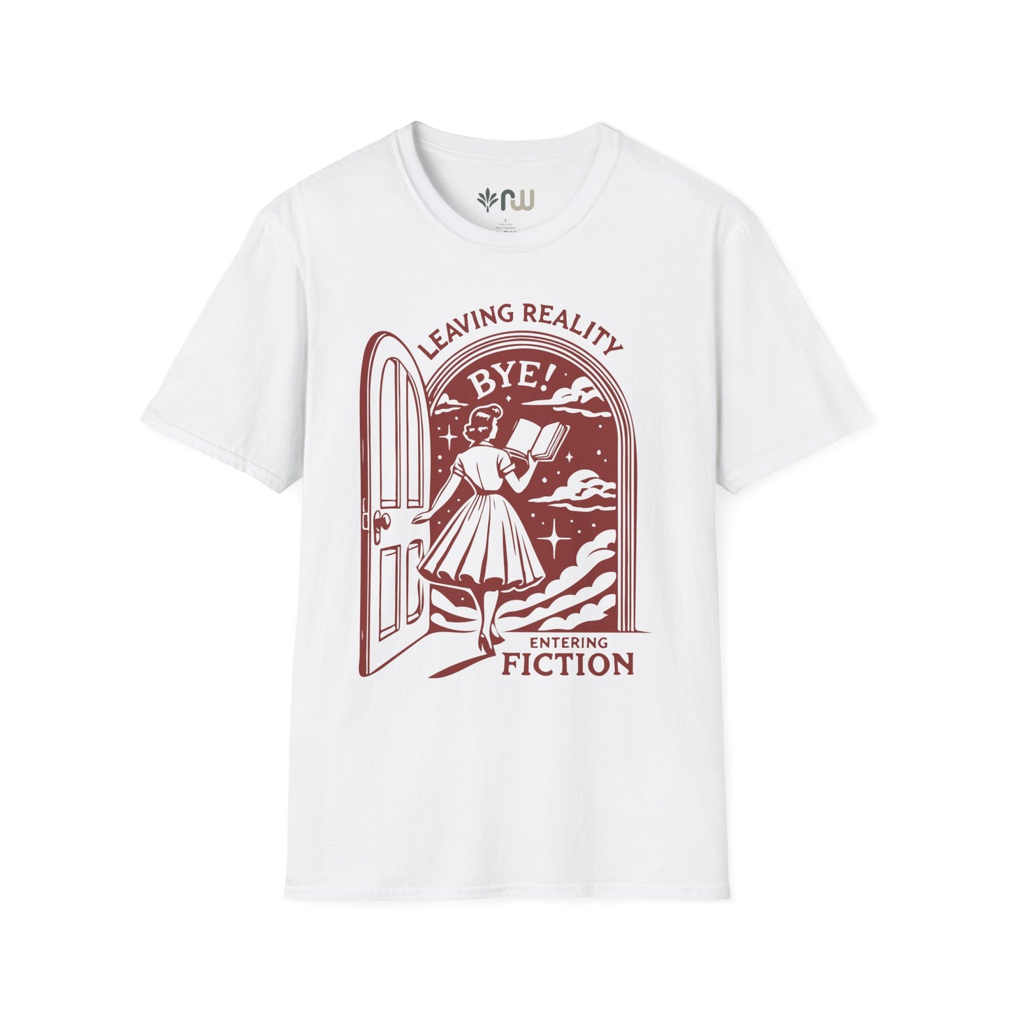 "Leaving Reality, Entering Fiction" Softstyle T-Shirt