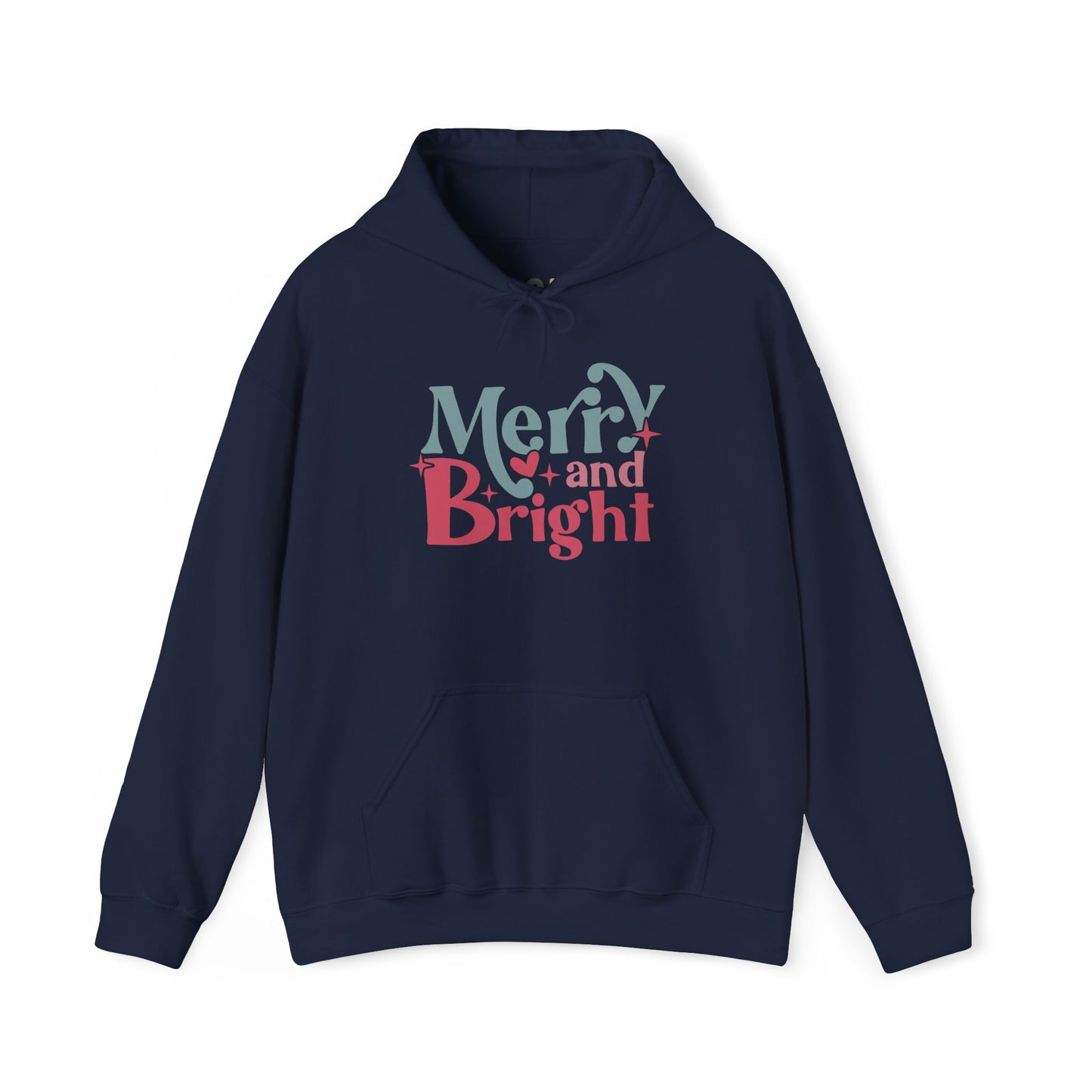 "Merry & Bright?" Hooded Sweatshirt