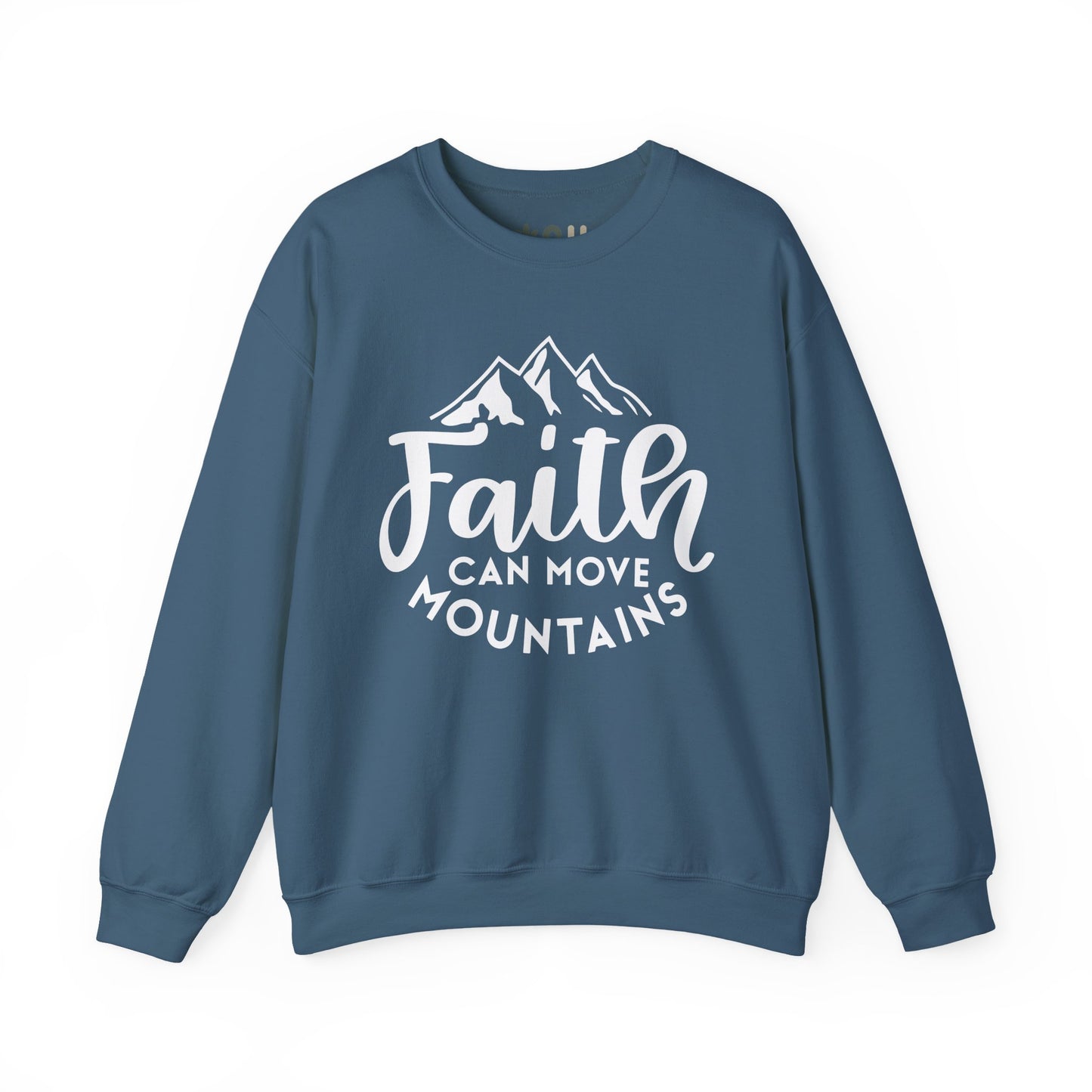 "Faith Can Move Mountains" Crewneck Sweatshirt