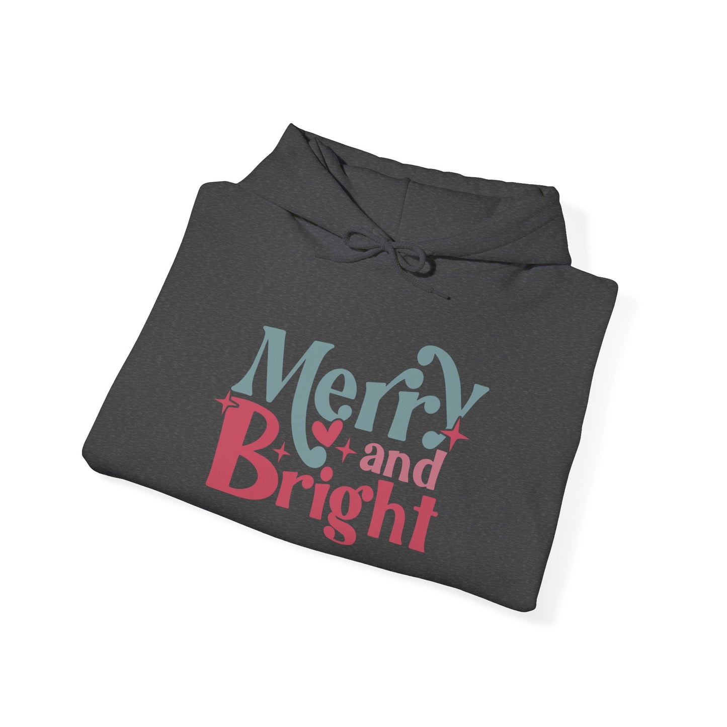 "Merry & Bright?" Hooded Sweatshirt