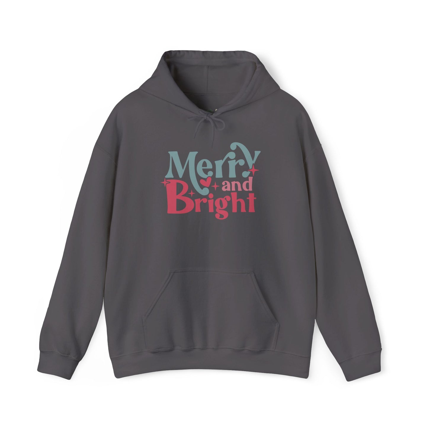 "Merry & Bright?" Hooded Sweatshirt