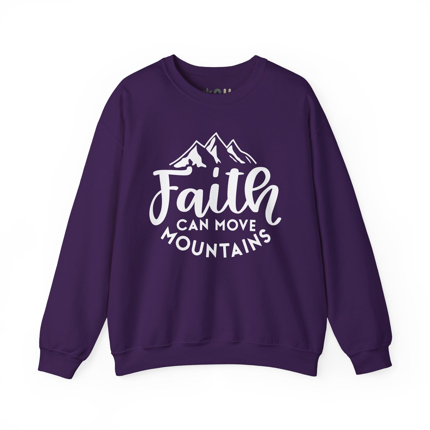"Faith Can Move Mountains" Crewneck Sweatshirt