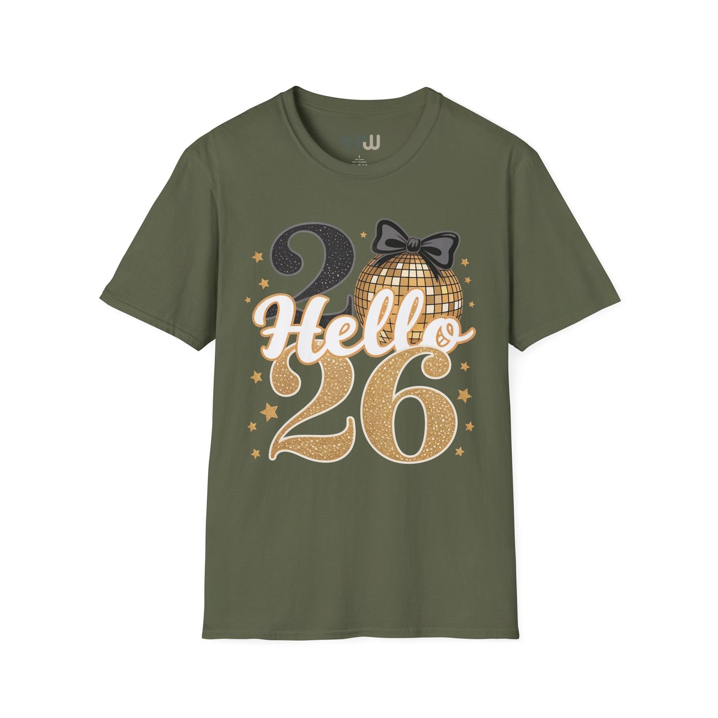 "Hello 2026" - Softstyle T-Shirt