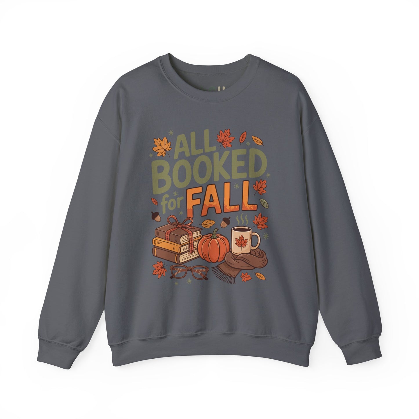 "All Booked for Fall" - Crewneck Sweatshirt