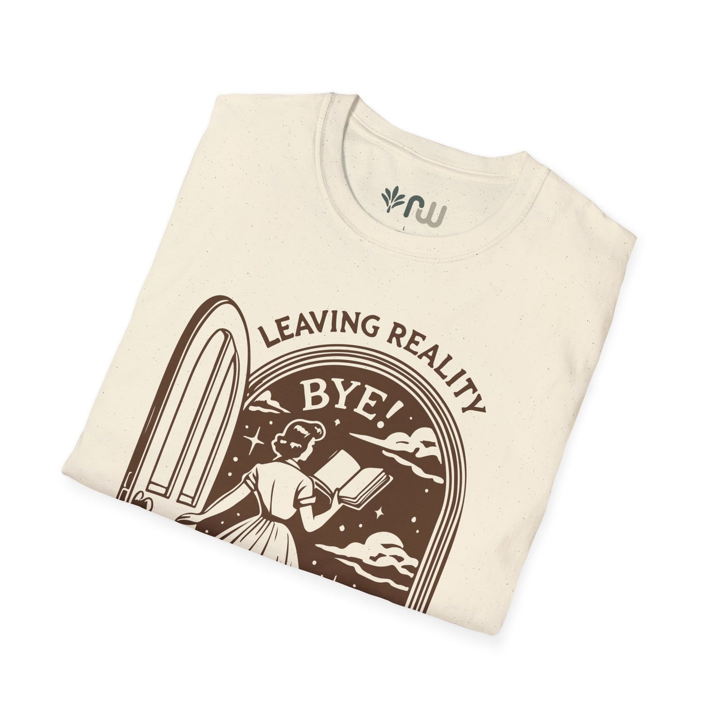 "Leaving Reality, Entering Fiction" Softstyle T-Shirt