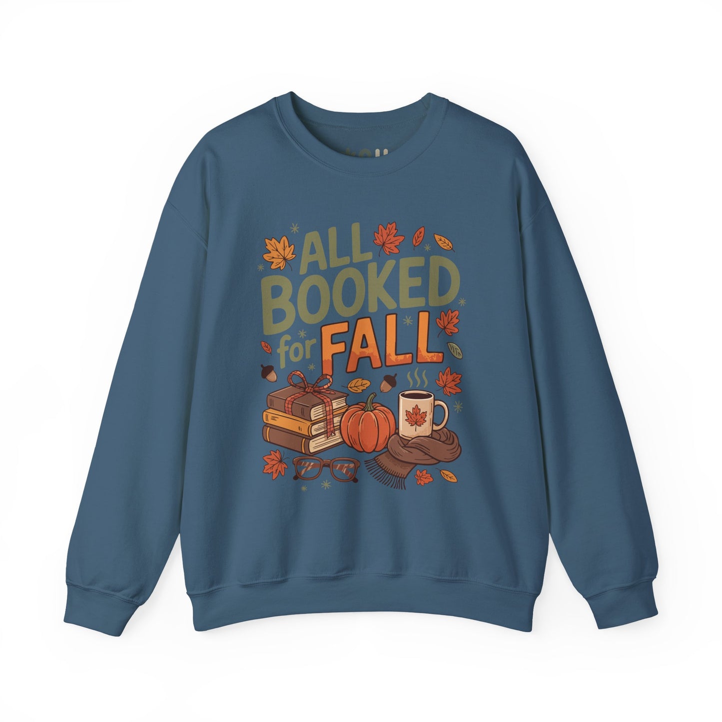 "All Booked for Fall" - Crewneck Sweatshirt