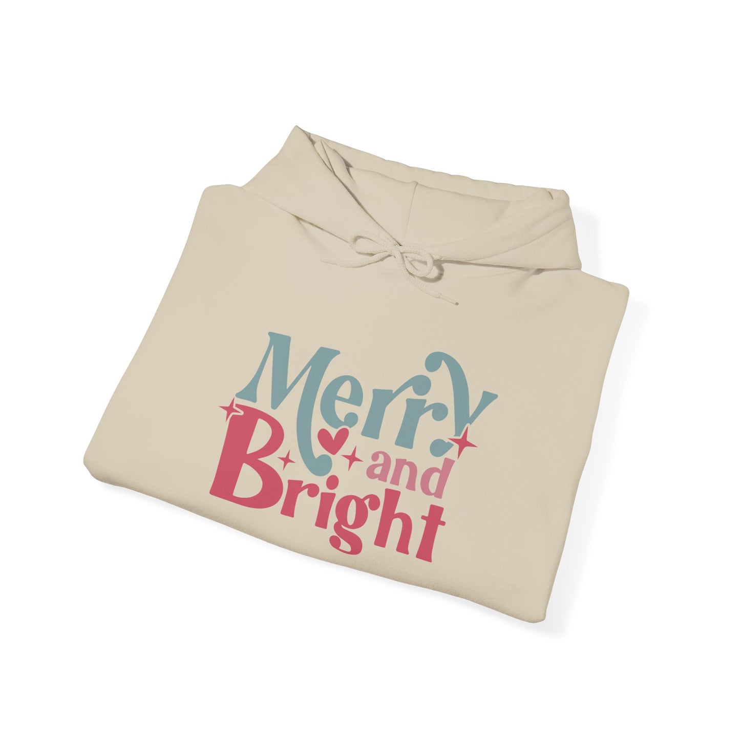"Merry & Bright?" Hooded Sweatshirt