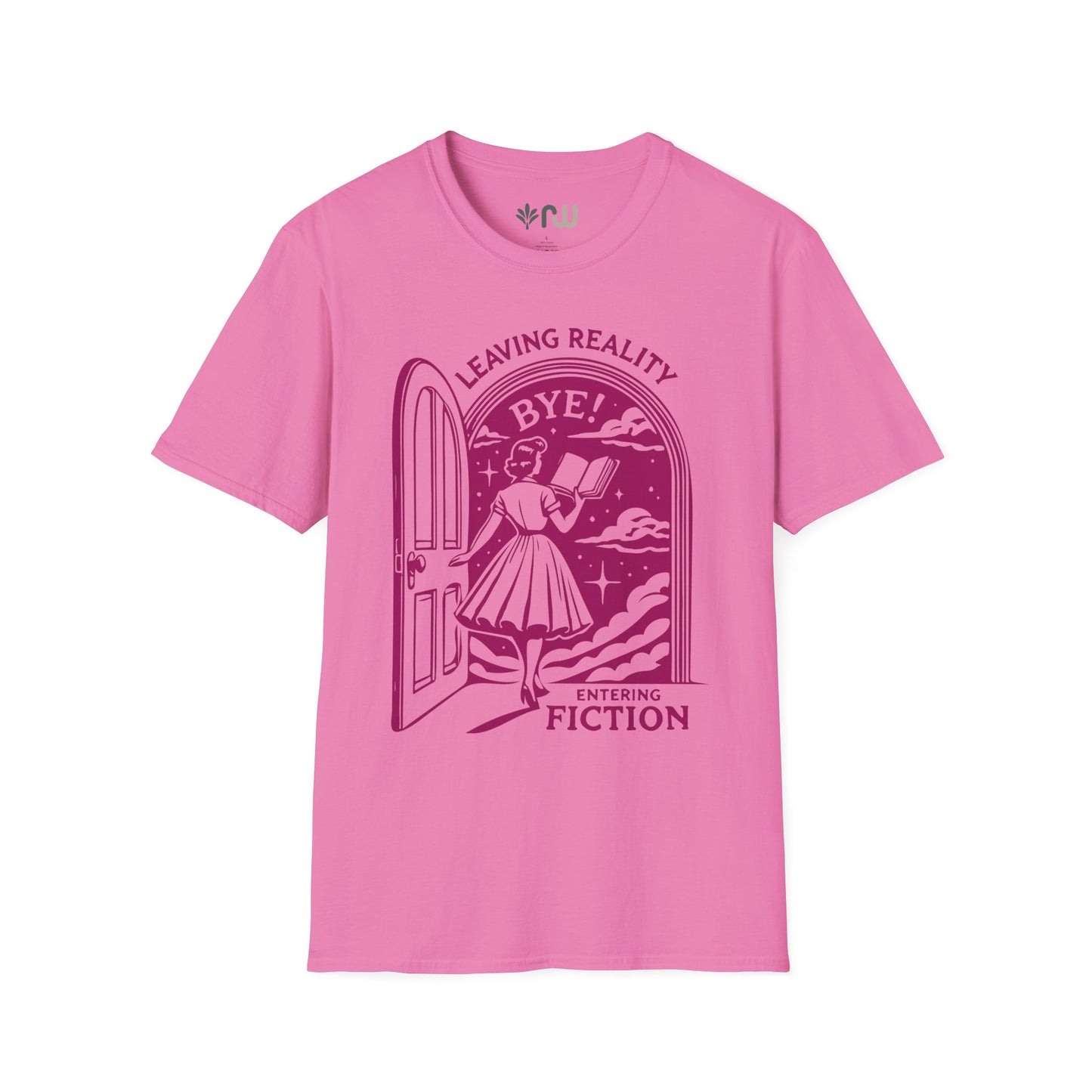"Leaving Reality, Entering Fiction" Softstyle T-Shirt