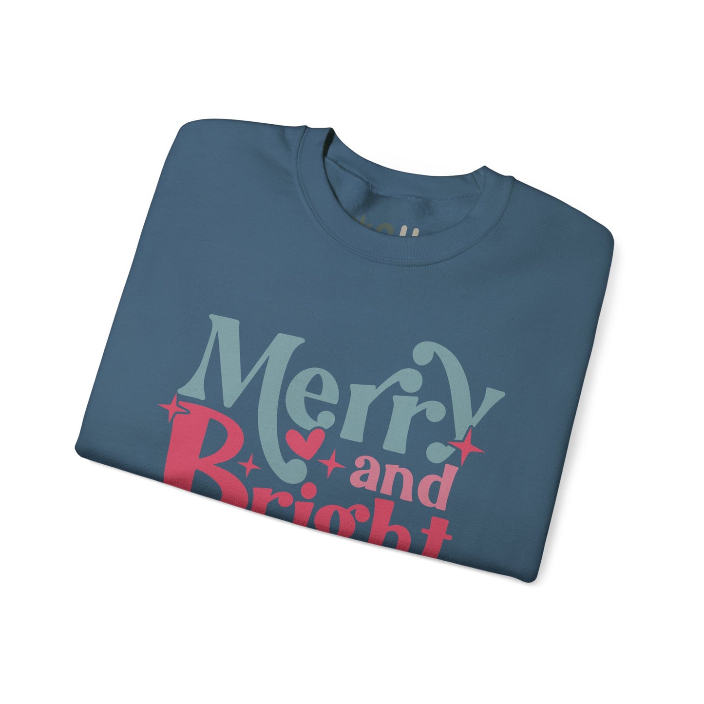 "Merry & Bright" - Crewneck Sweatshirt