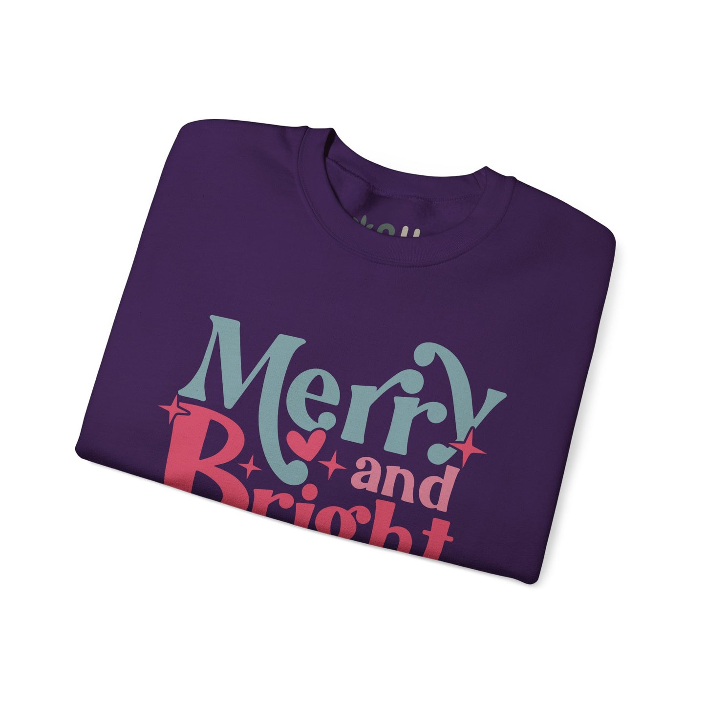 "Merry & Bright" - Crewneck Sweatshirt
