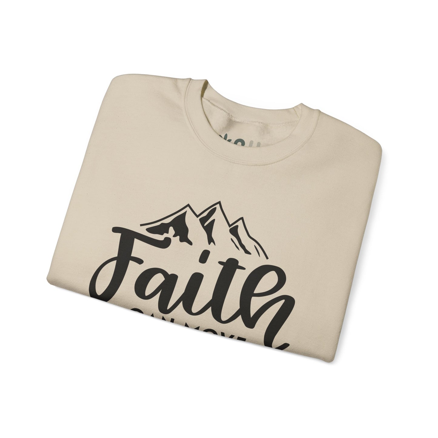 "Faith Can Move Mountains" Crewneck Sweatshirt