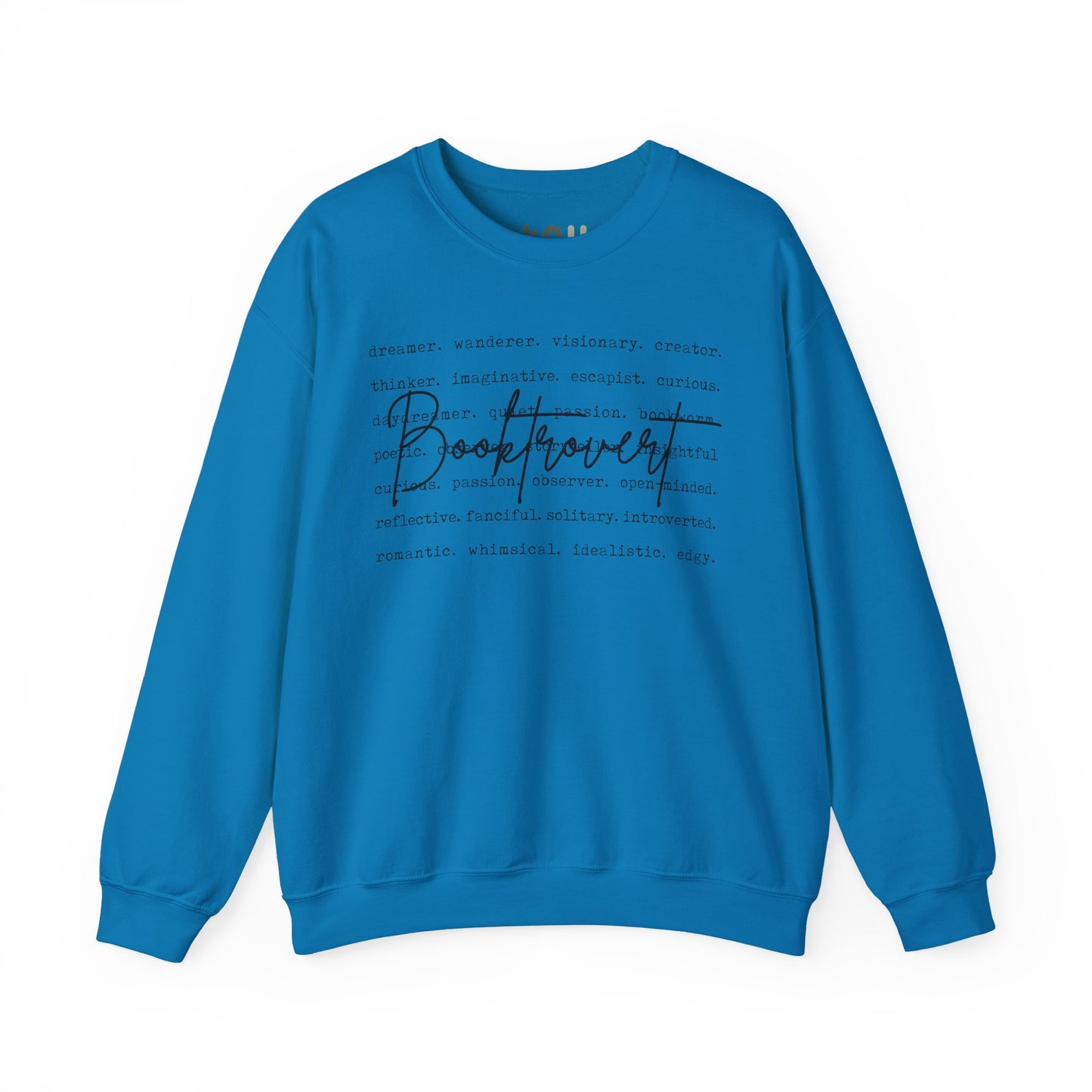"Booktrovert" Crewneck Sweatshirt