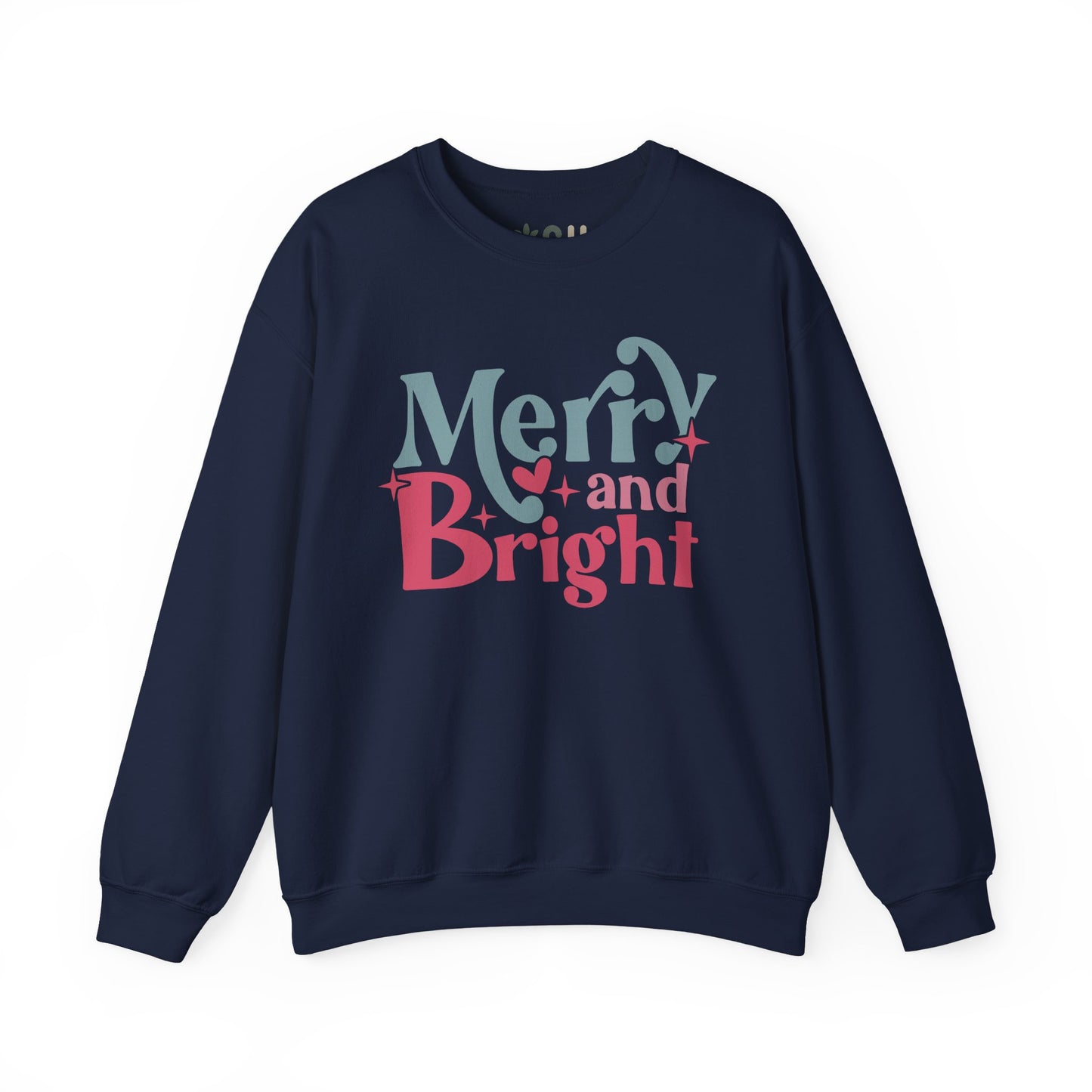 "Merry & Bright" - Crewneck Sweatshirt