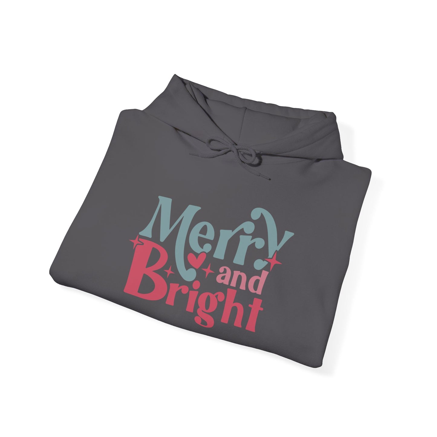 "Merry & Bright?" Hooded Sweatshirt