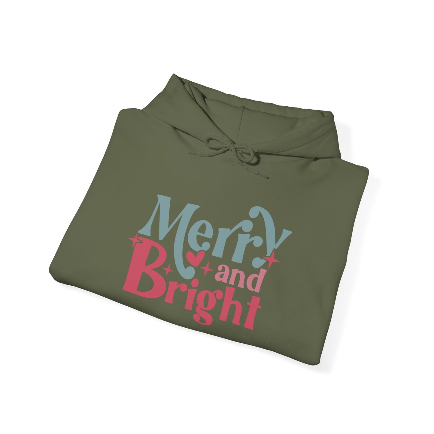 "Merry & Bright?" Hooded Sweatshirt
