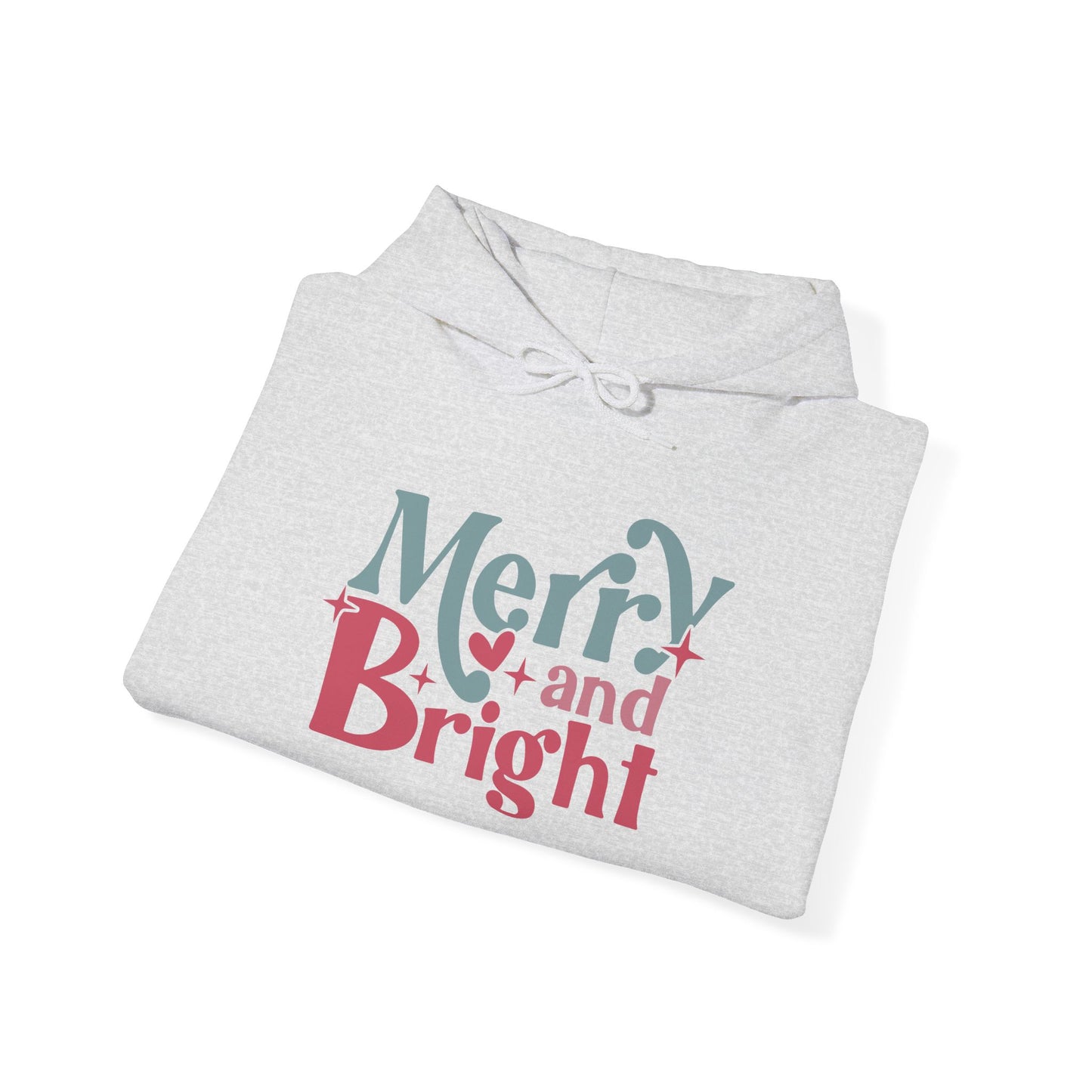 "Merry & Bright?" Hooded Sweatshirt