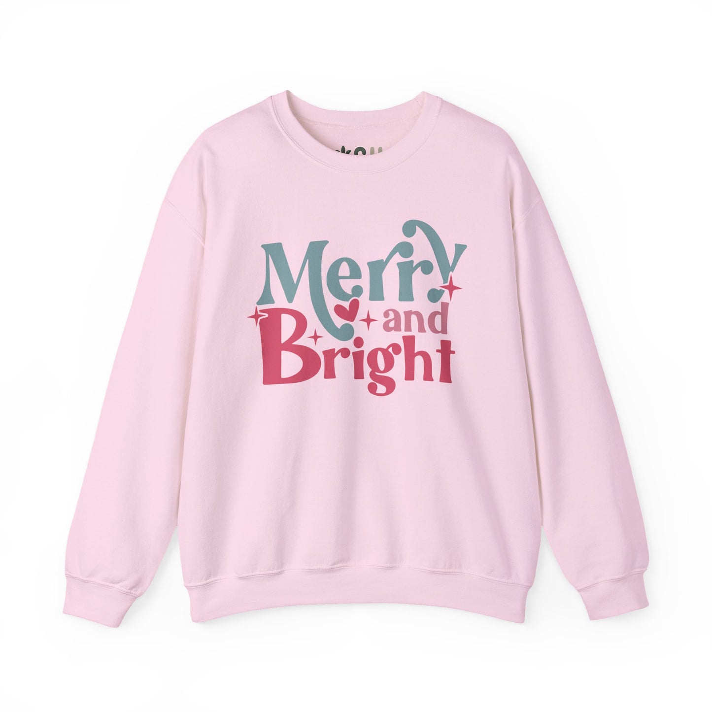 "Merry & Bright" - Crewneck Sweatshirt