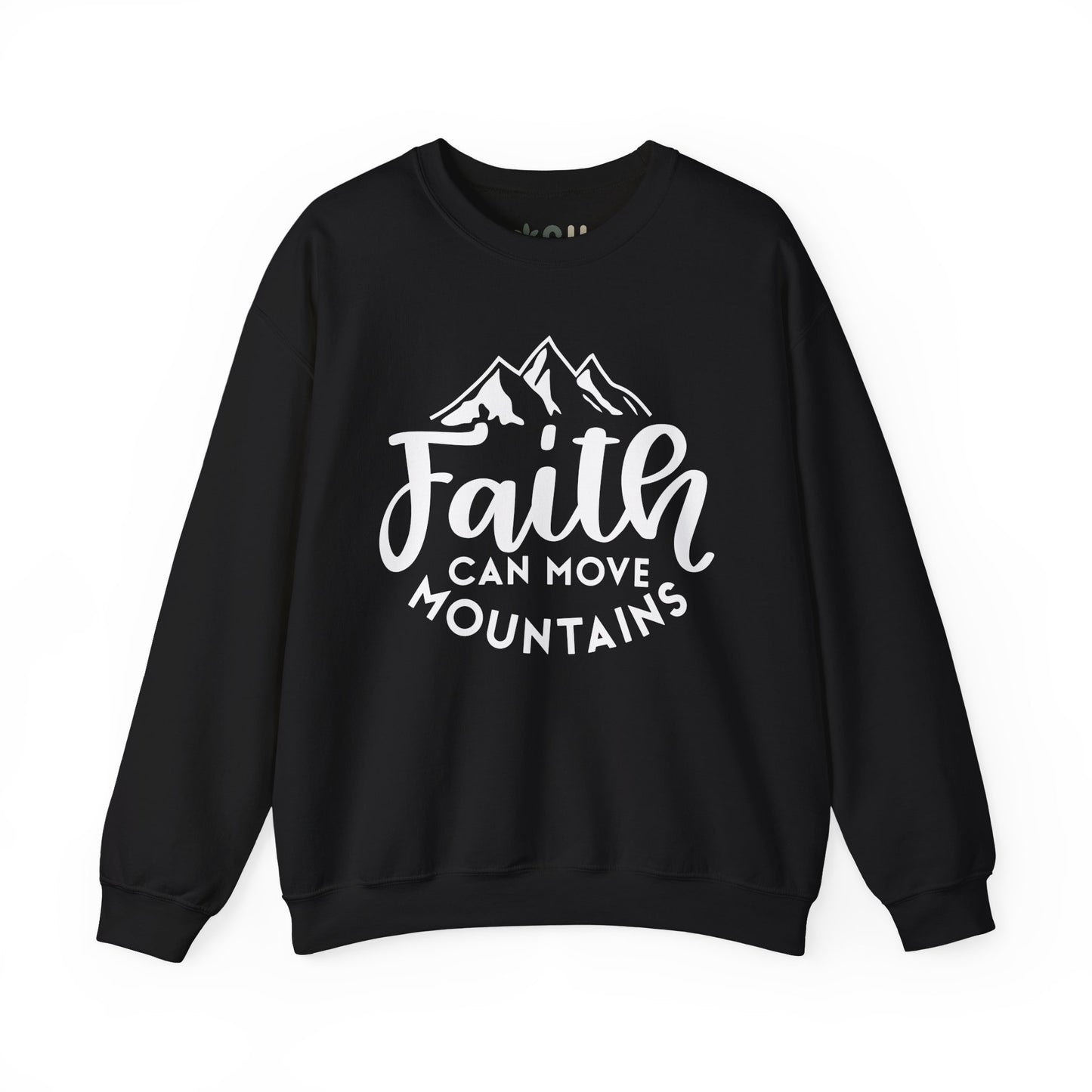 "Faith Can Move Mountains" Crewneck Sweatshirt