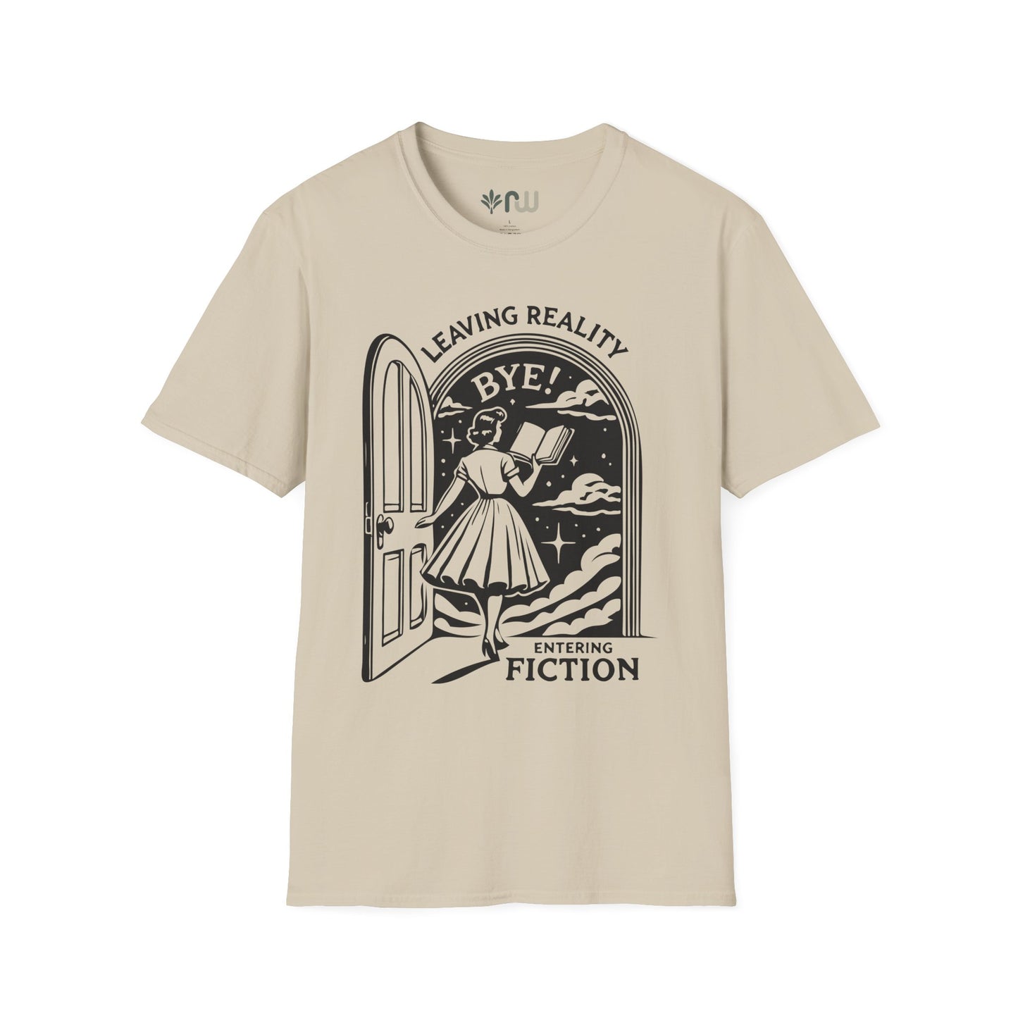"Leaving Reality, Entering Fiction" Softstyle T-Shirt