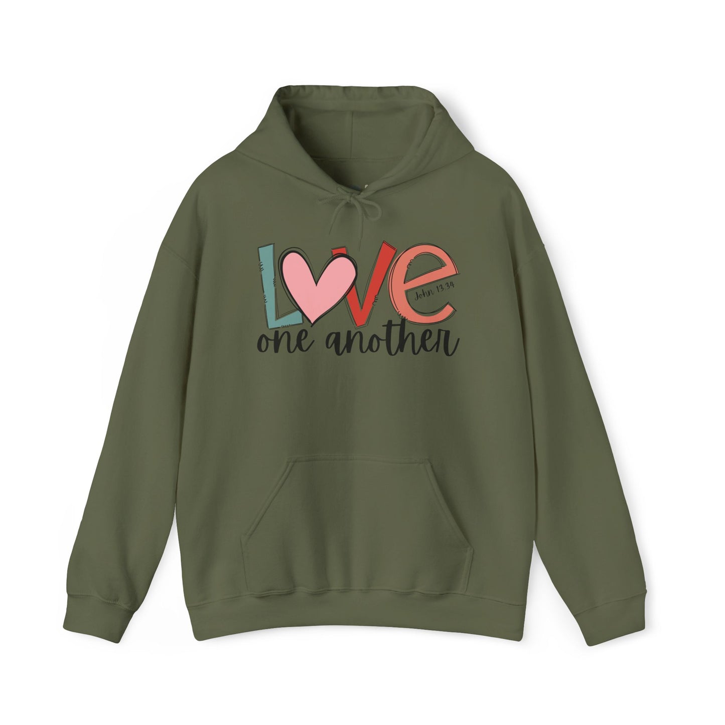 "Love One Another" Hooded Sweatshirt