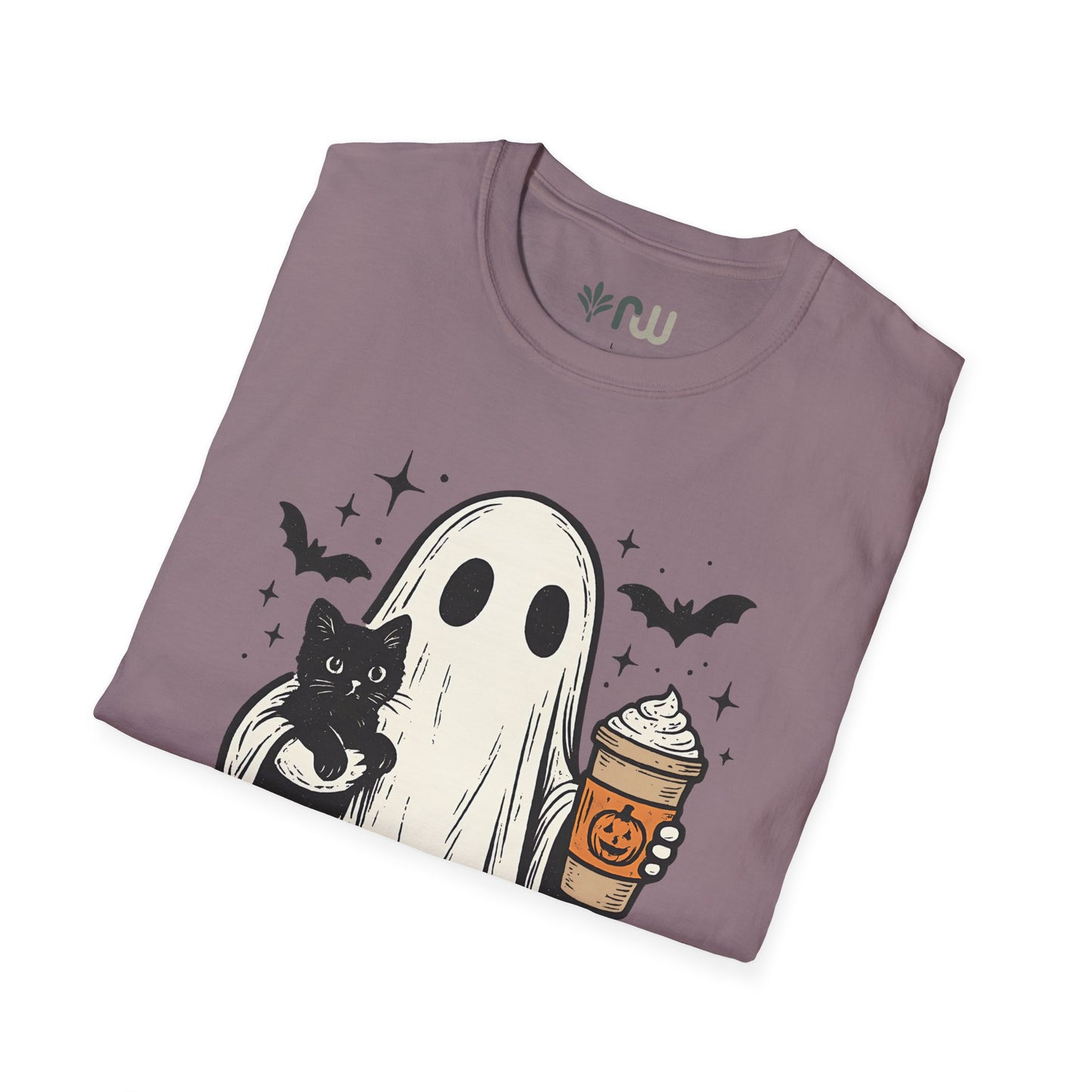 "Ghost and Cat" - Softstyle T-Shirt