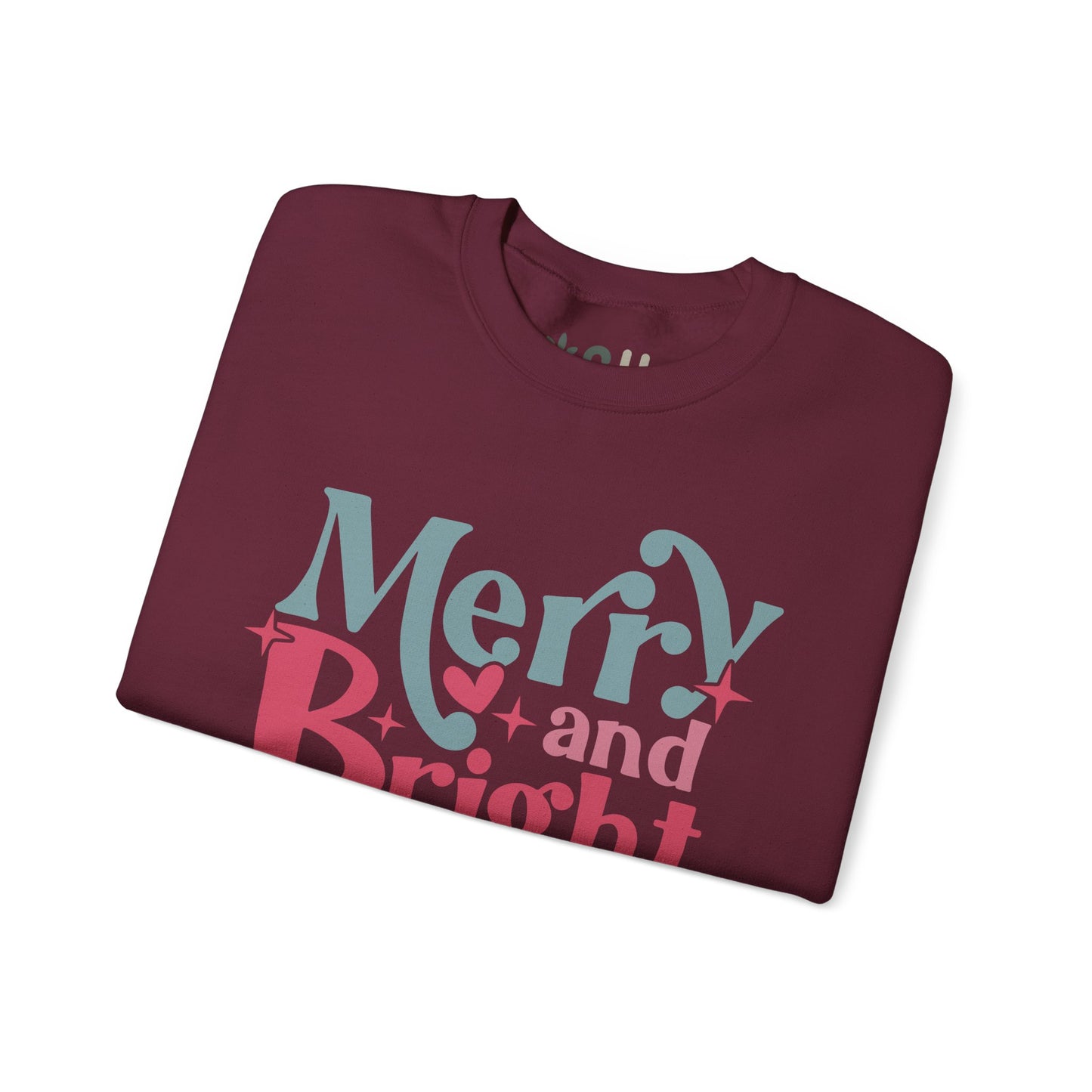 "Merry & Bright" - Crewneck Sweatshirt