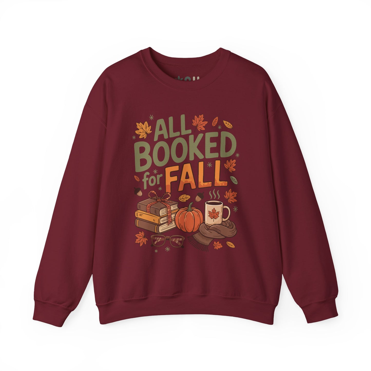 "All Booked for Fall" - Crewneck Sweatshirt