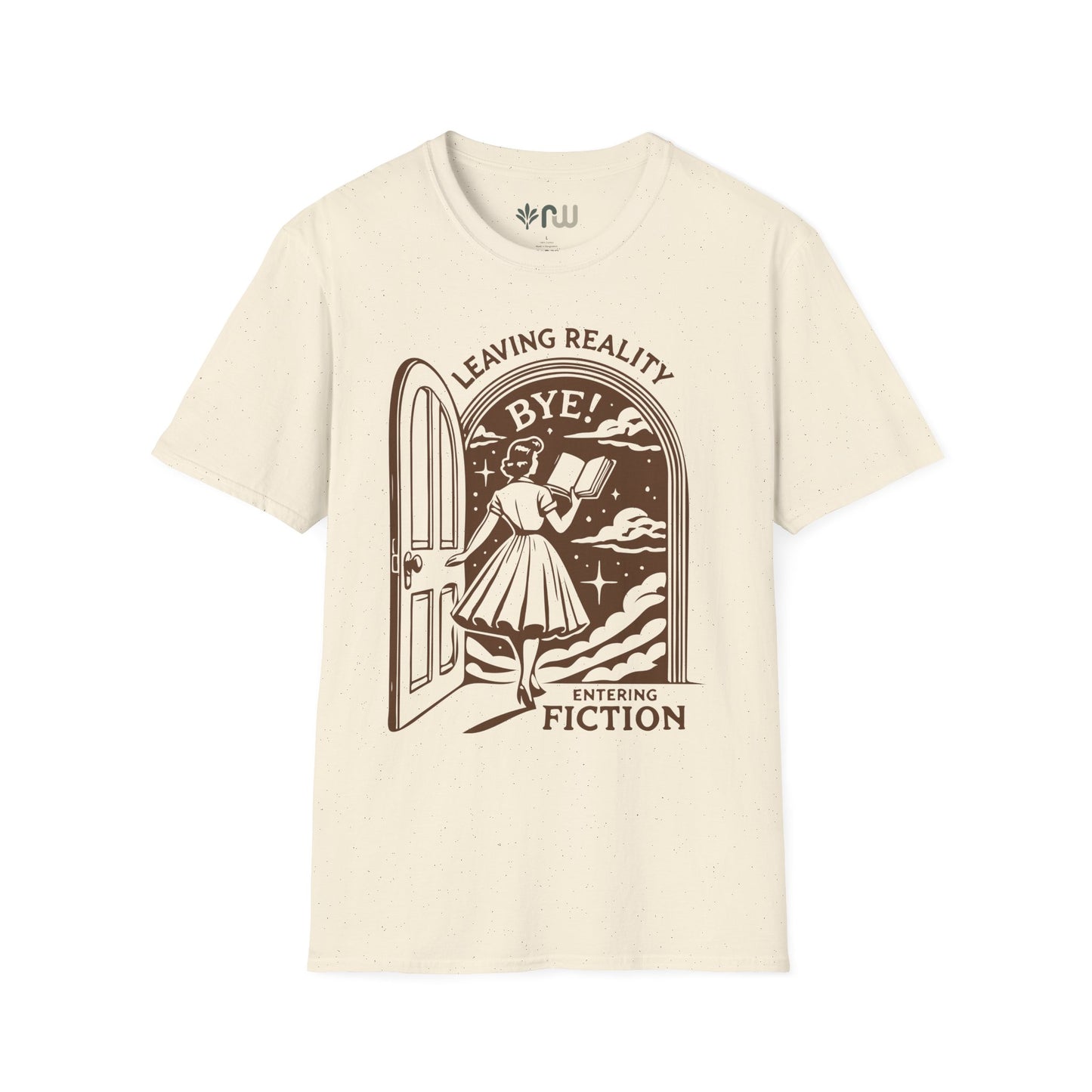 "Leaving Reality, Entering Fiction" Softstyle T-Shirt