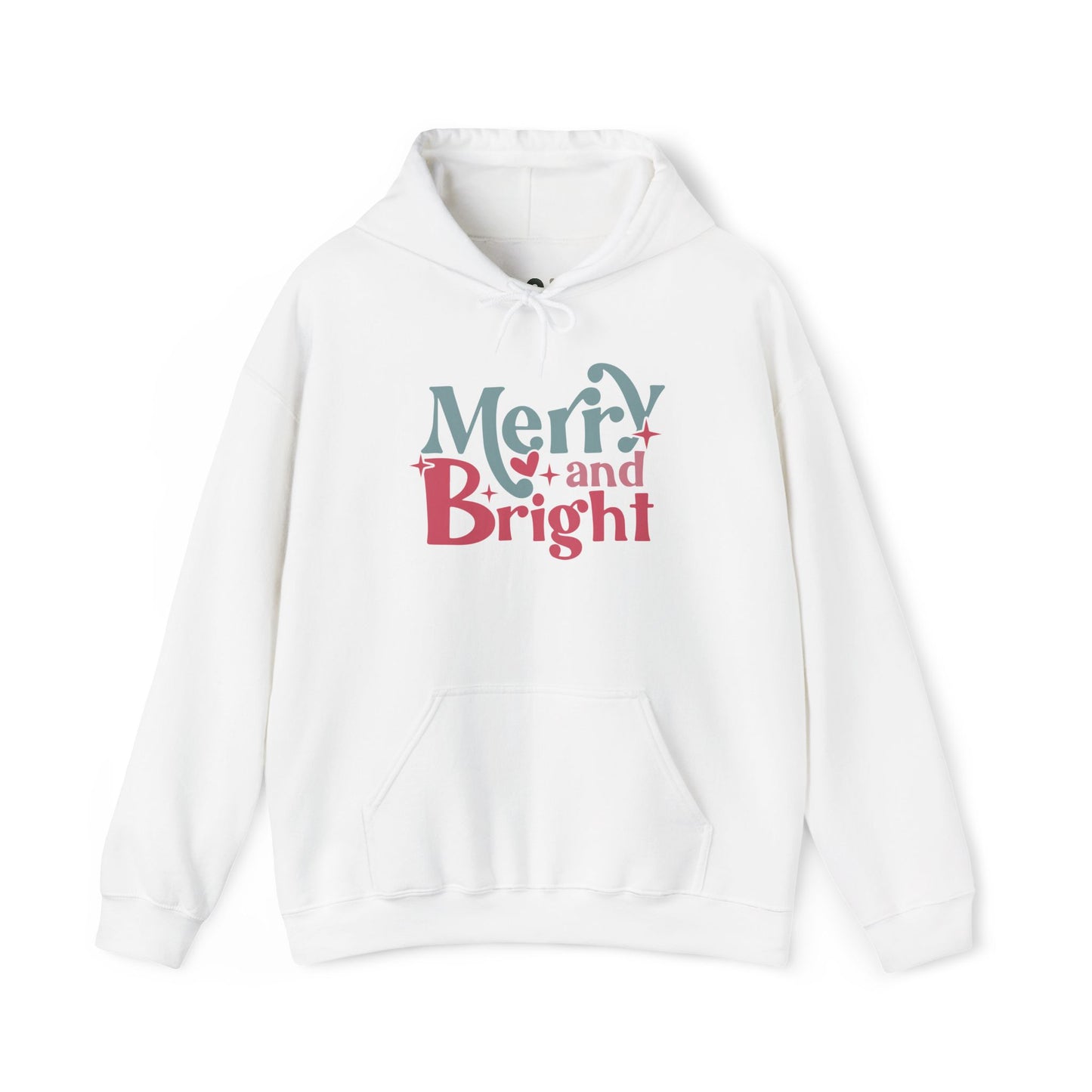 "Merry & Bright?" Hooded Sweatshirt