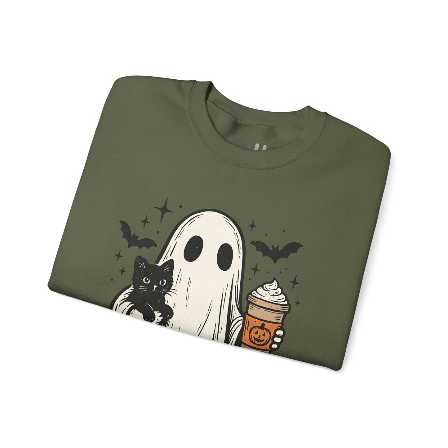 "Ghost and Cat" - Crewneck Sweatshirt