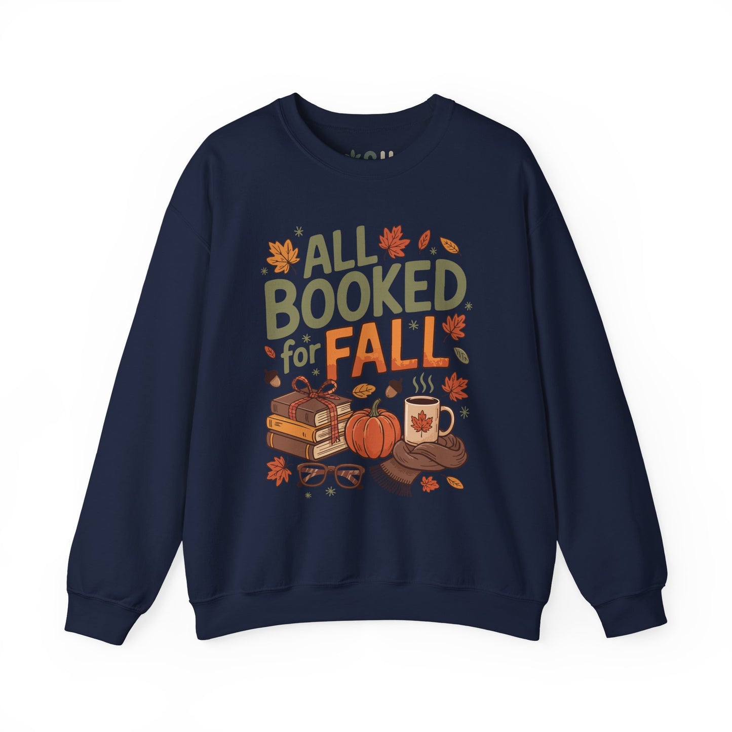 "All Booked for Fall" - Crewneck Sweatshirt